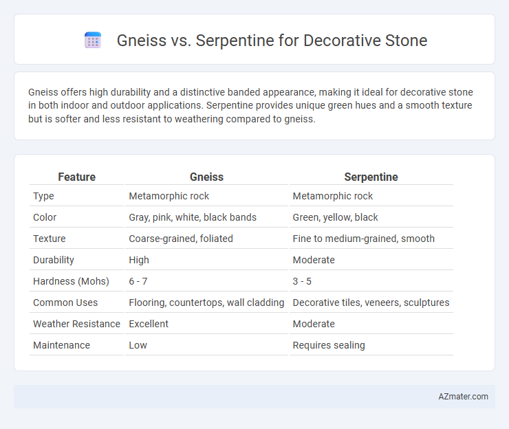 Gneiss vs. Serpentine for Decorative Stone - What is The Difference?