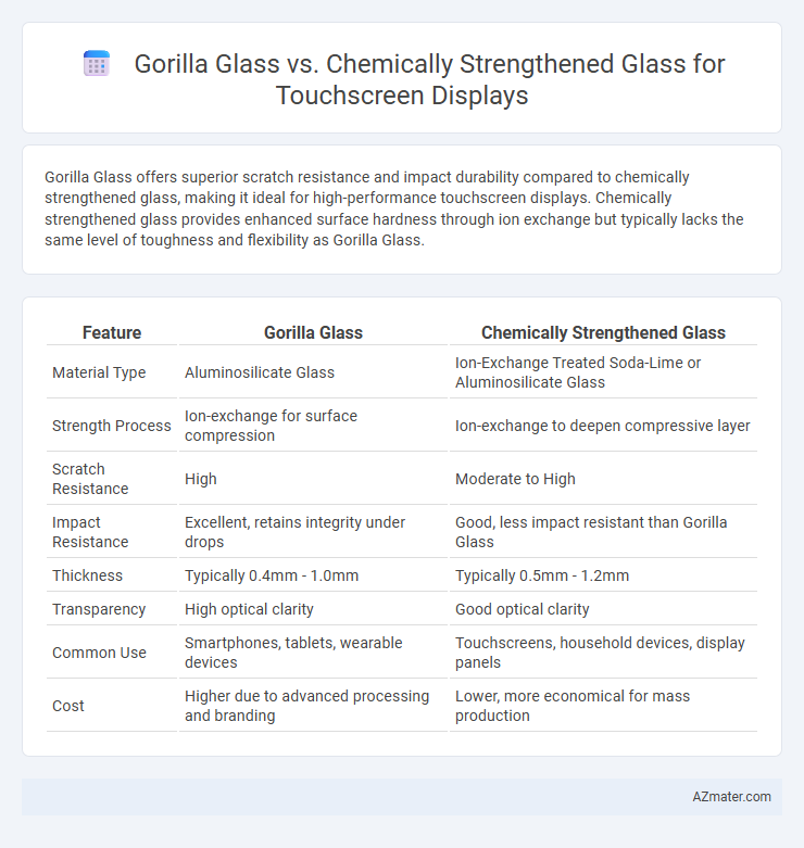 Gorilla Glass vs. Chemically Strengthened Glass for Touchscreen Displays - What is The Difference?