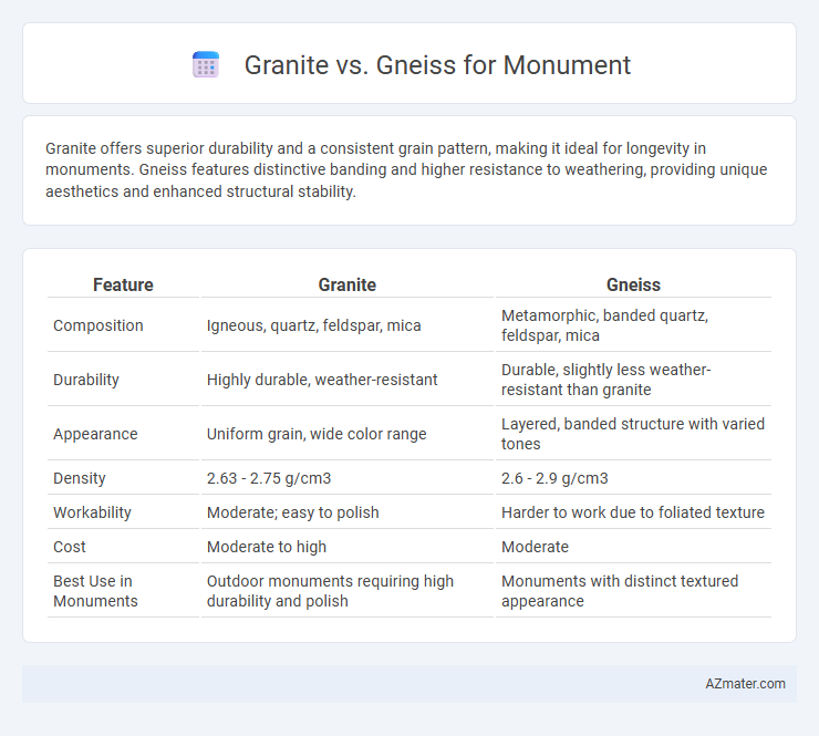 Granite vs. Gneiss for Monument - What is The Difference?