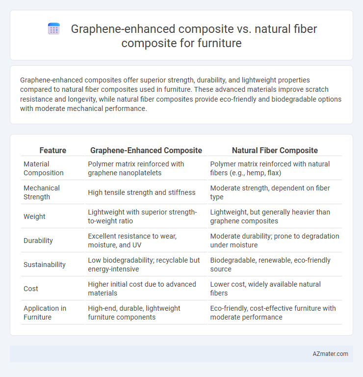 Graphene-enhanced composite vs. natural fiber composite for furniture - What is The Difference?