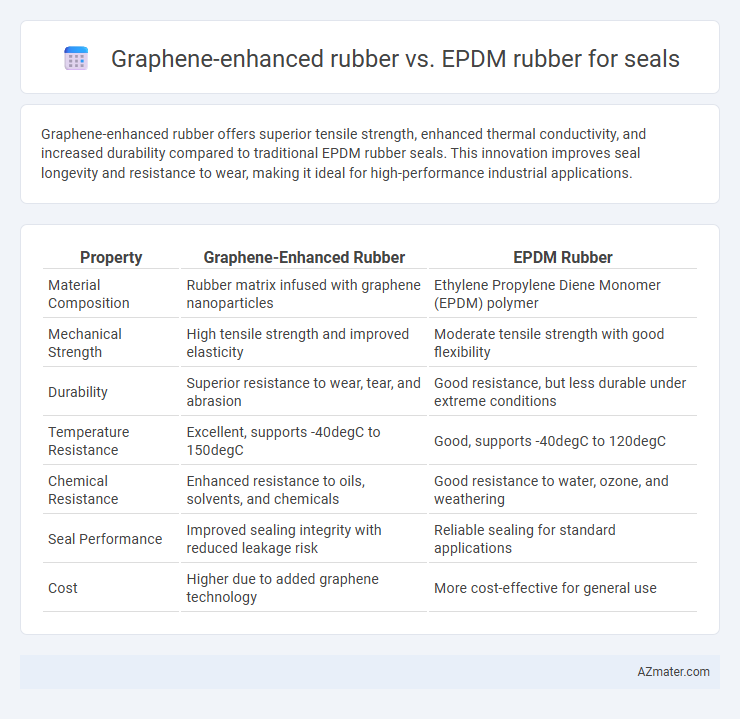 Graphene-enhanced rubber vs. EPDM rubber for seals - What is The Difference?