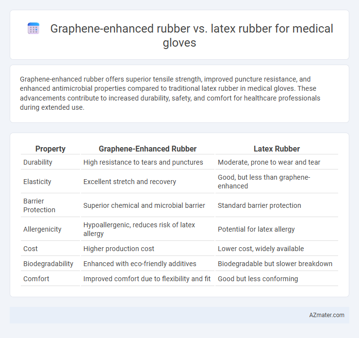 Graphene-enhanced rubber vs. latex rubber for medical gloves - What is The Difference?