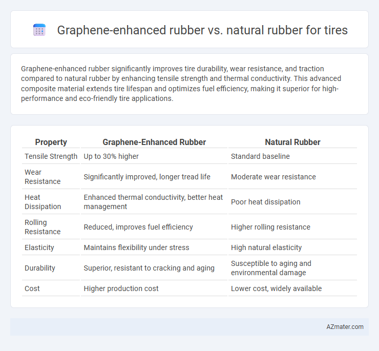 Graphene-enhanced rubber vs. natural rubber for tires - What is The Difference?