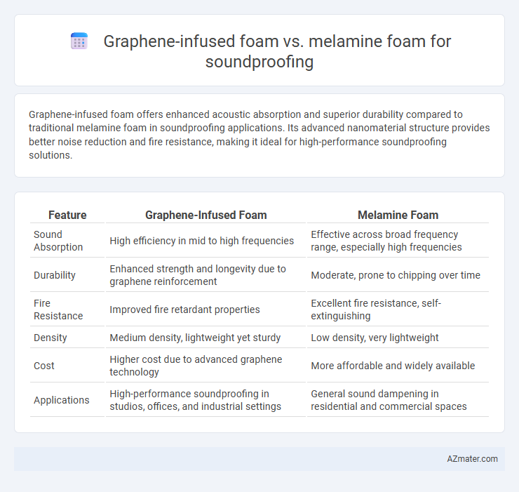 Graphene-infused foam vs. melamine foam for soundproofing - What is The Difference?