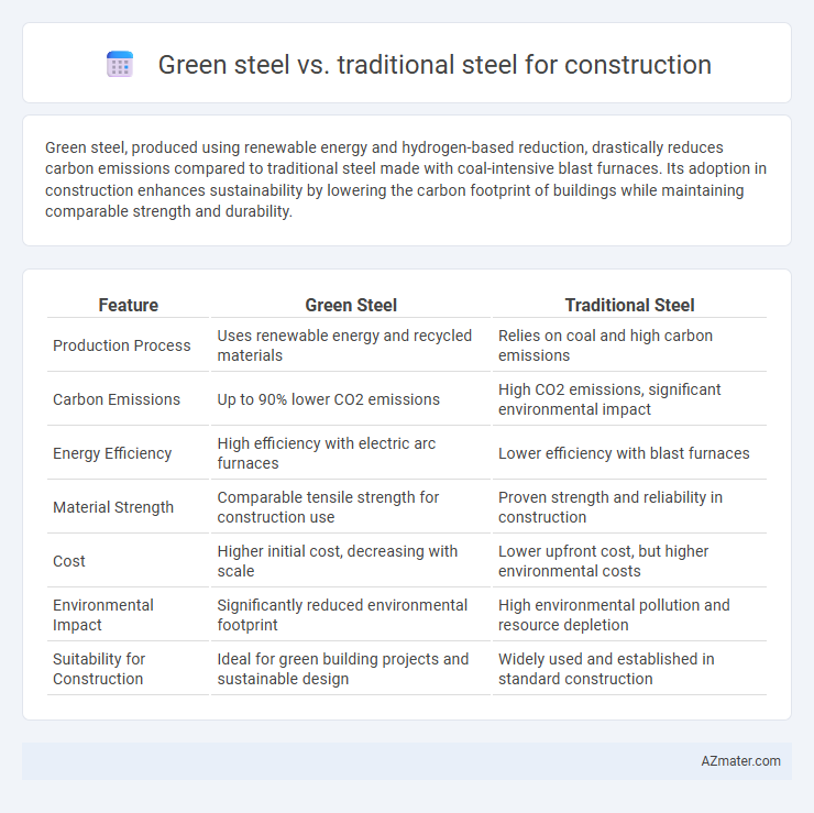 Green steel vs. traditional steel for construction - What is The Difference?