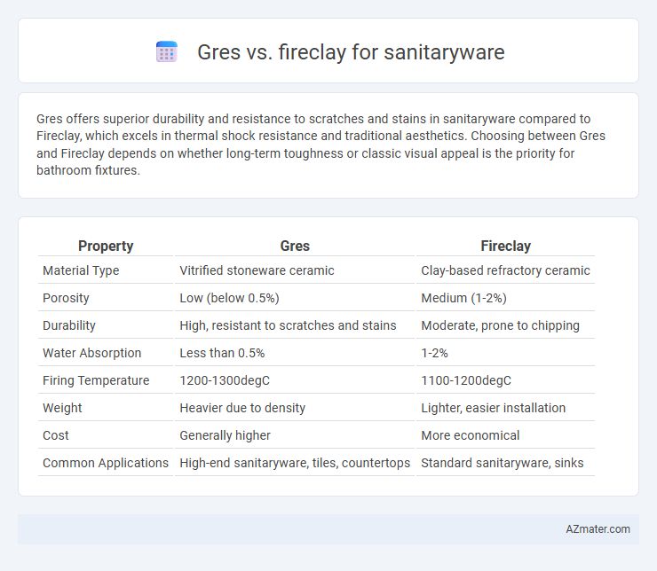 Gres vs. fireclay for sanitaryware - What is The Difference?