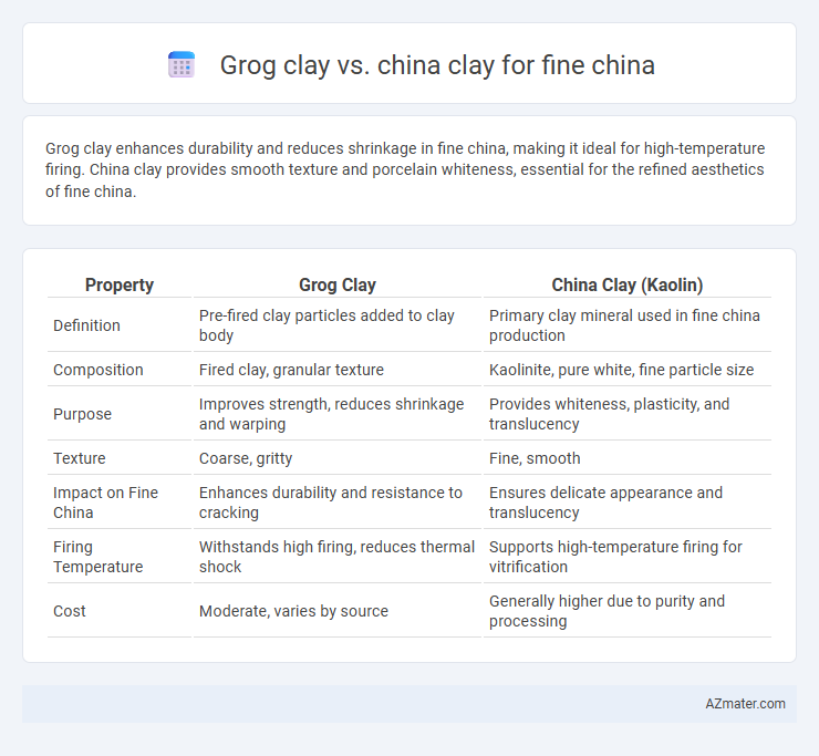 Grog clay vs. china clay for fine china - What is The Difference?