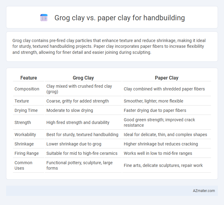Grog clay vs. paper clay for handbuilding - What is The Difference?