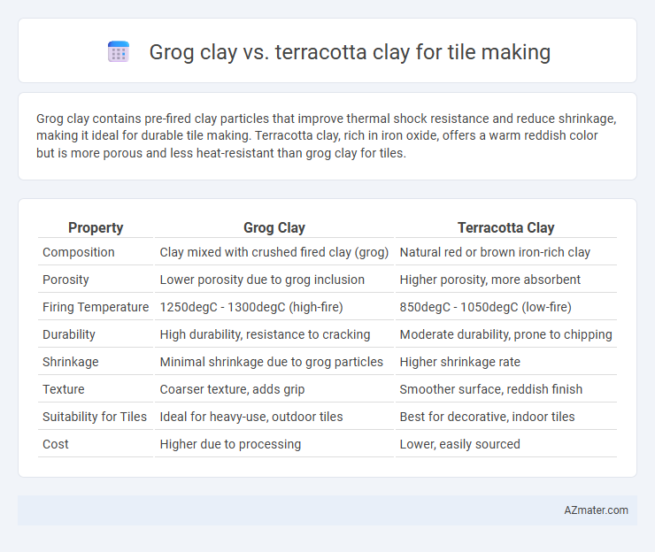 Grog clay vs. terracotta clay for tile making - What is The Difference?