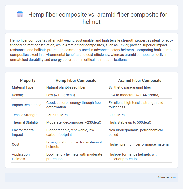 Hemp fiber composite vs. aramid fiber composite for helmet - What is The Difference?