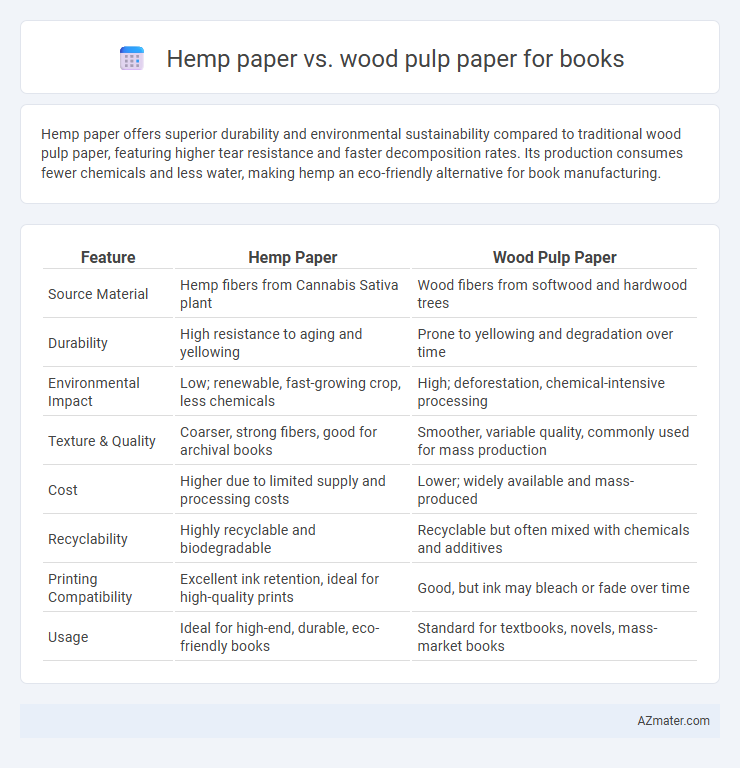 Hemp paper vs. wood pulp paper for books - What is The Difference?