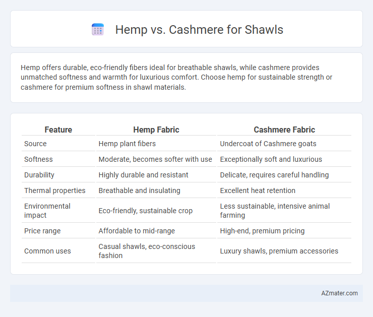 Hemp vs. Cashmere for Shawls - What is The Difference?