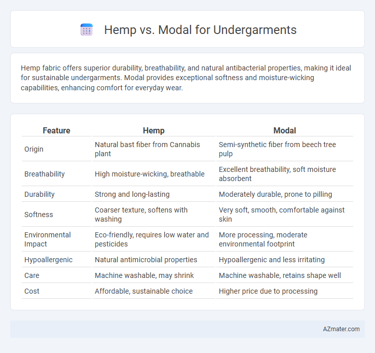 Hemp vs. Modal for Undergarments - What is The Difference?
