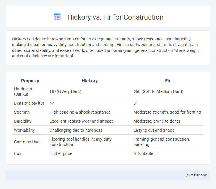 Hickory vs. Fir for Construction - What is The Difference?