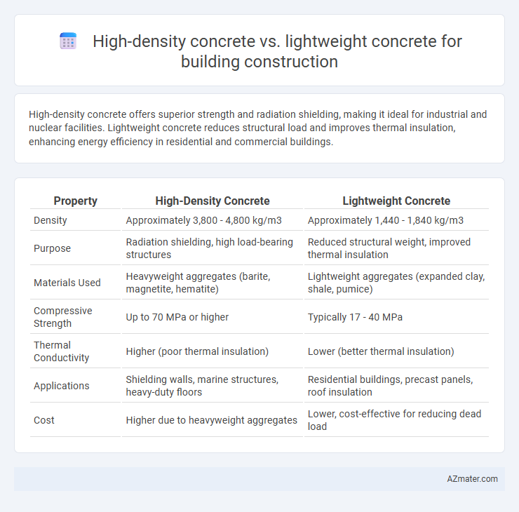 High-density concrete vs. lightweight concrete for building construction - What is The Difference?