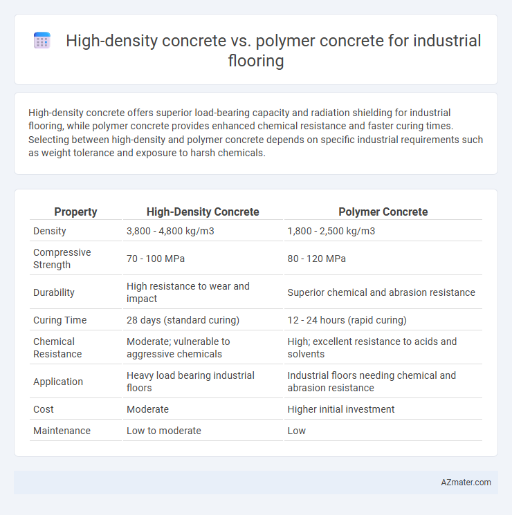 High-density concrete vs. polymer concrete for industrial flooring - What is The Difference?