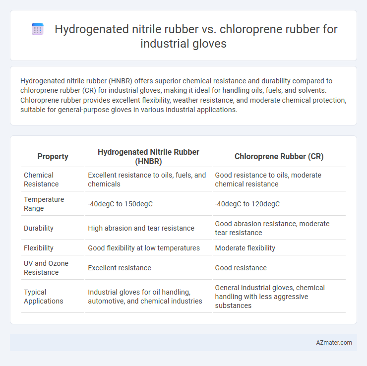 Hydrogenated nitrile rubber vs. chloroprene rubber for industrial gloves - What is The Difference?