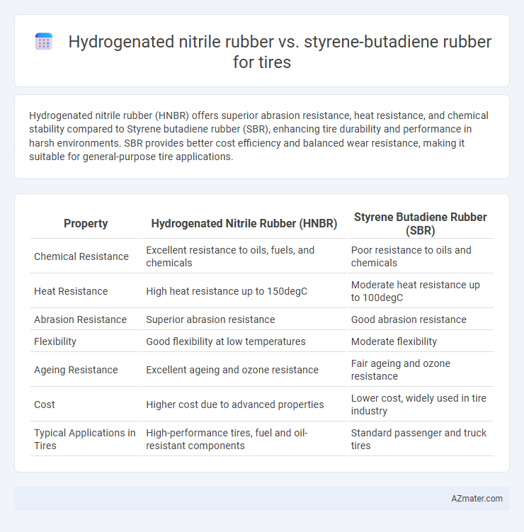 Hydrogenated nitrile rubber vs. styrene-butadiene rubber for tires - What is The Difference?