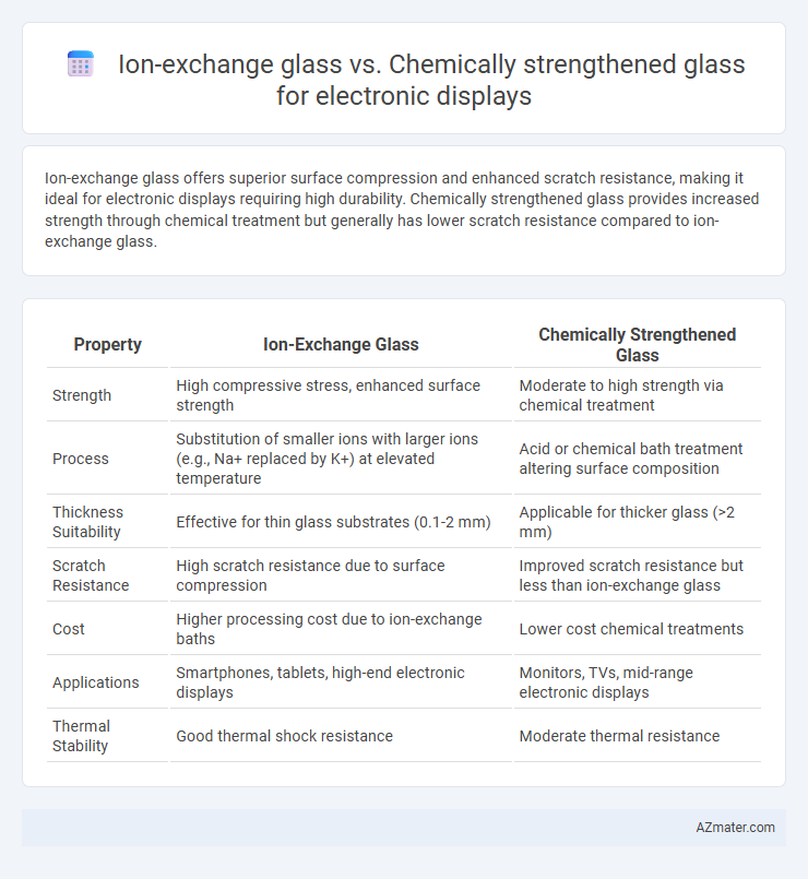 Ion-exchange glass vs. Chemically strengthened glass for electronic displays - What is The Difference?