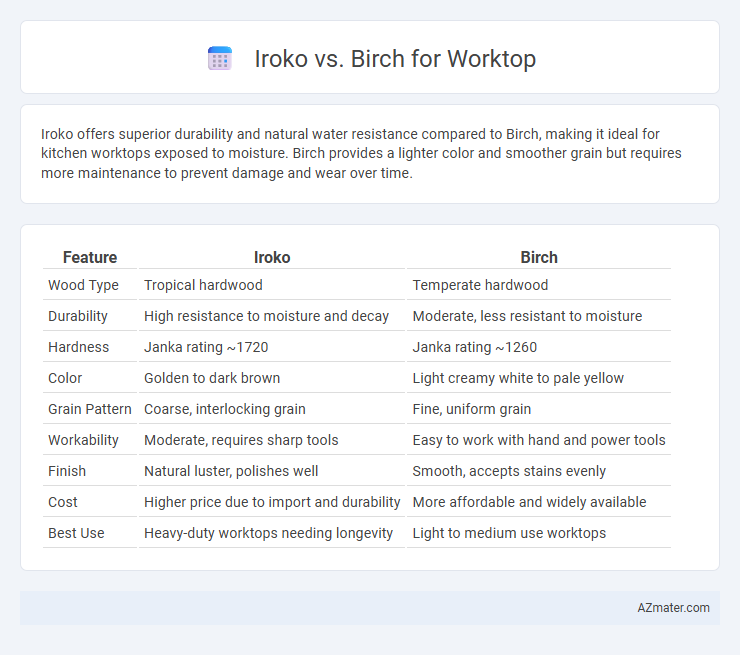 Iroko vs. Birch for Worktop - What is The Difference?