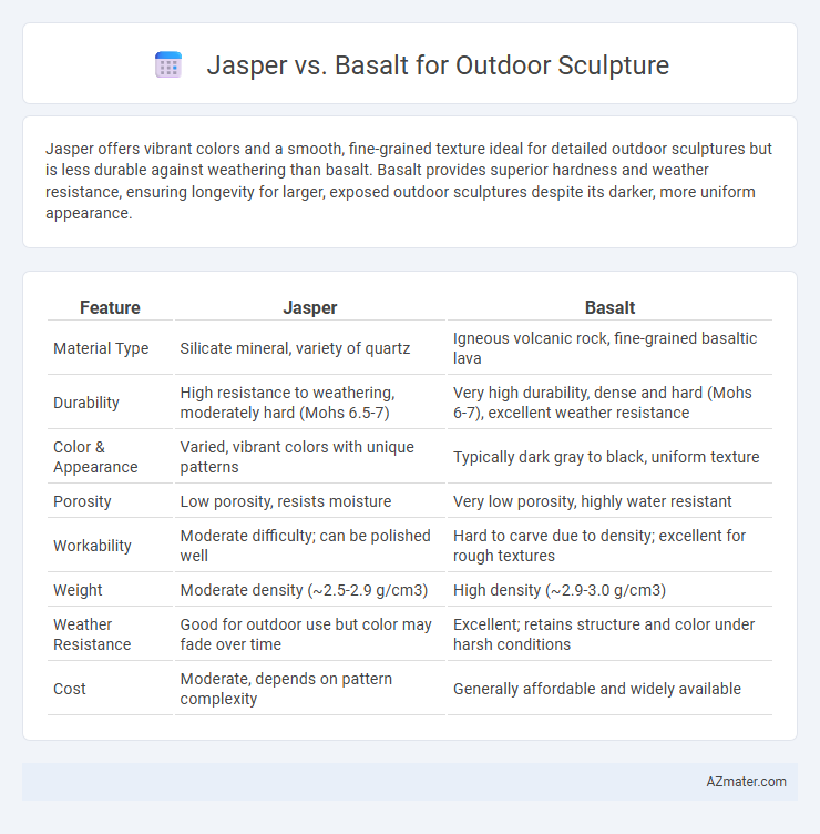 Jasper vs. Basalt for Outdoor Sculpture - What is The Difference?