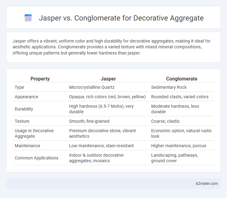 Jasper vs. Conglomerate for Decorative Aggregate - What is The Difference?