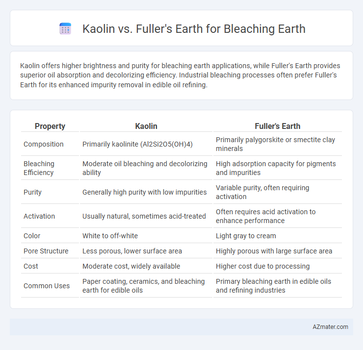 Kaolin vs. Fuller's Earth for Bleaching Earth - What is The Difference?