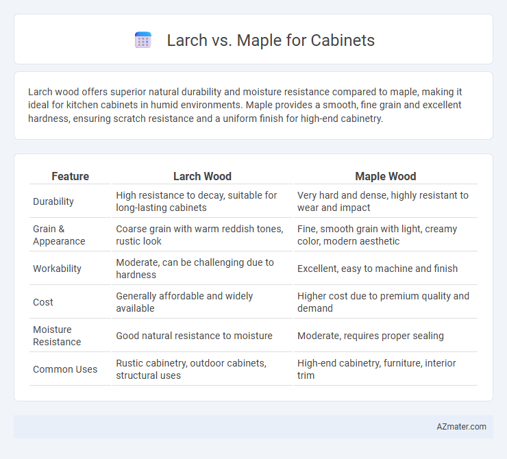 Larch vs. Maple for Cabinets - What is The Difference?