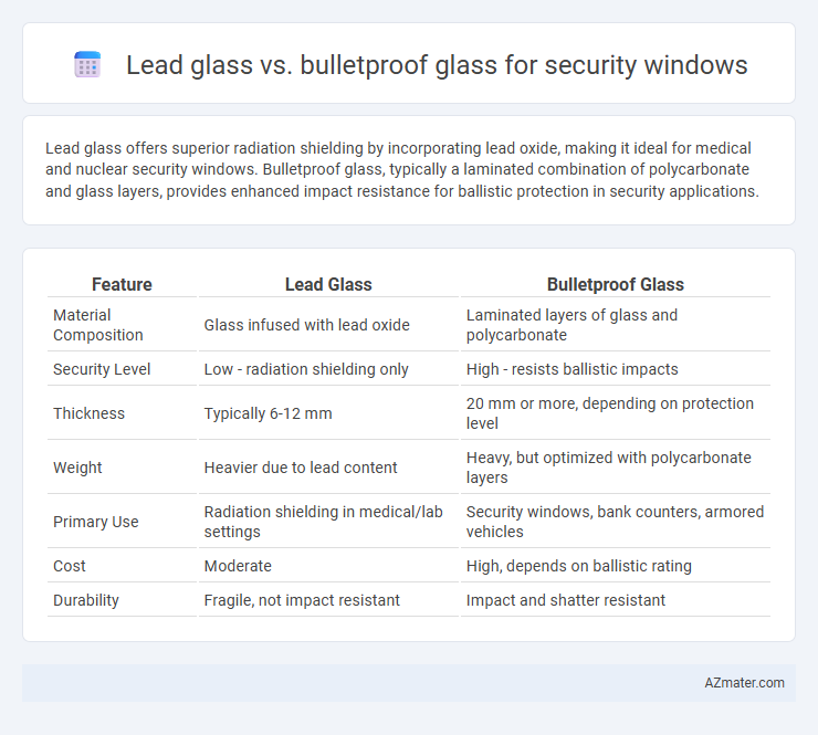 Lead glass vs. bulletproof glass for security windows - What is The Difference?