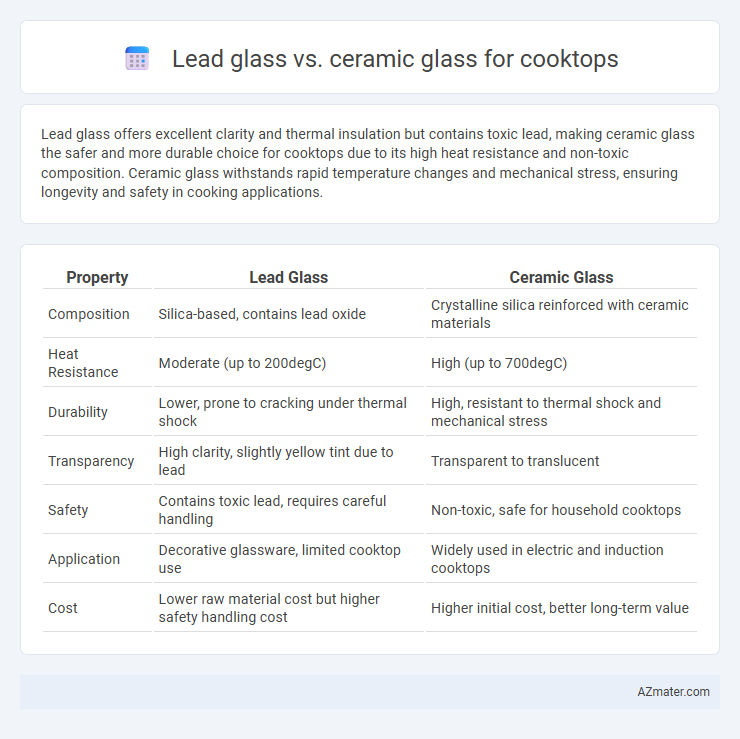 Lead glass vs. ceramic glass for cooktops - What is The Difference?
