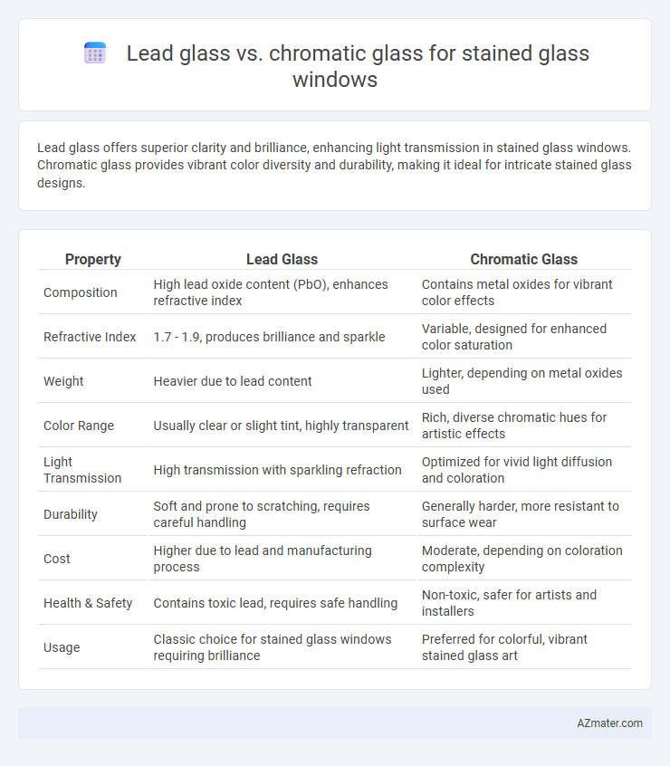 Lead glass vs. chromatic glass for stained glass windows - What is The Difference?