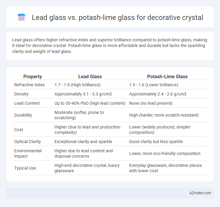 Lead glass vs. potash-lime glass for decorative crystal - What is The Difference?