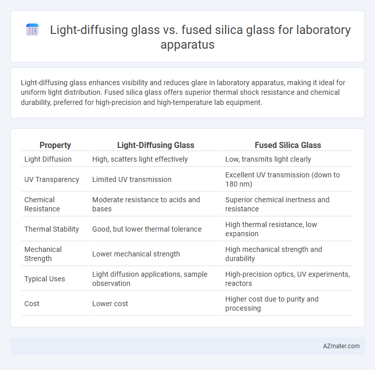 Light-diffusing glass vs. fused silica glass for laboratory apparatus - What is The Difference?
