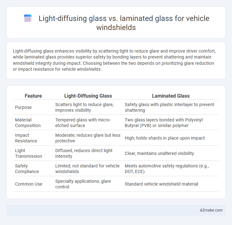 Light-diffusing glass vs. laminated glass for vehicle windshields - What is The Difference?