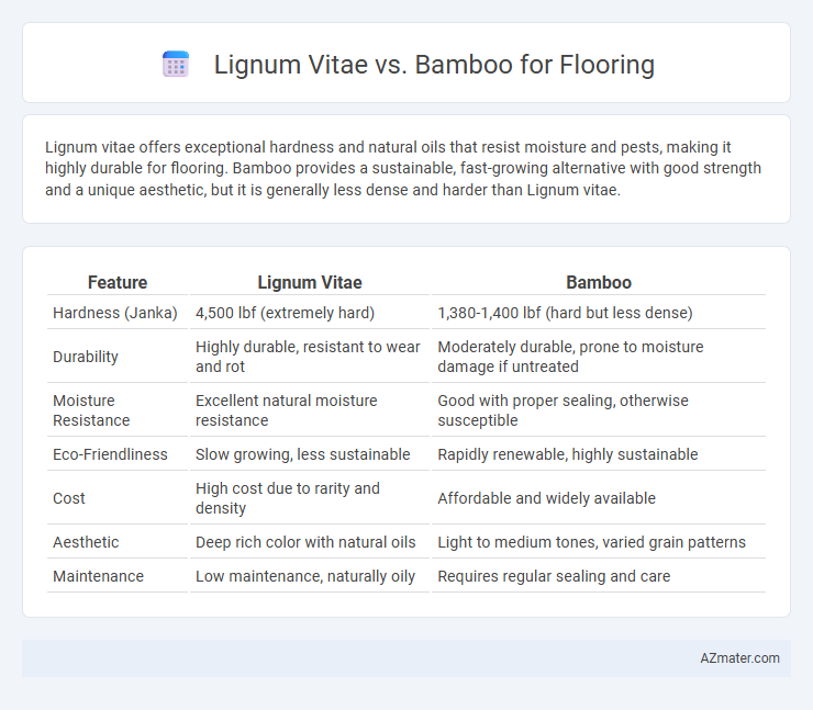 Lignum Vitae vs. Bamboo for Flooring - What is The Difference?