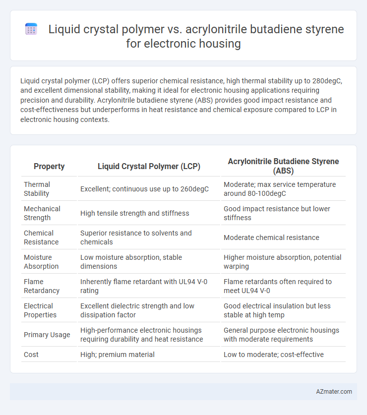 Liquid crystal polymer vs. acrylonitrile butadiene styrene for electronic housing - What is The Difference?