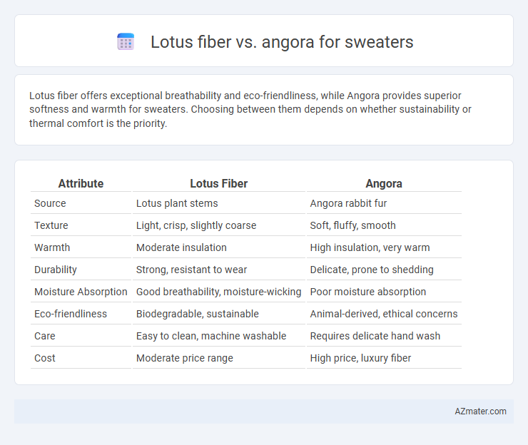 Lotus fiber vs. angora for sweaters - What is The Difference?