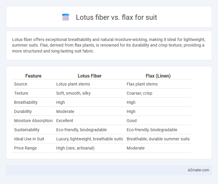 Lotus fiber vs. flax for suit - What is The Difference?