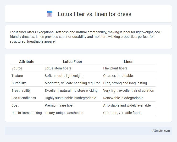 Lotus fiber vs. linen for dress - What is The Difference?