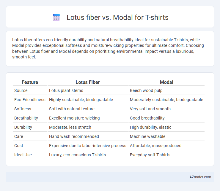 Lotus fiber vs. Modal for T-shirts - What is The Difference?