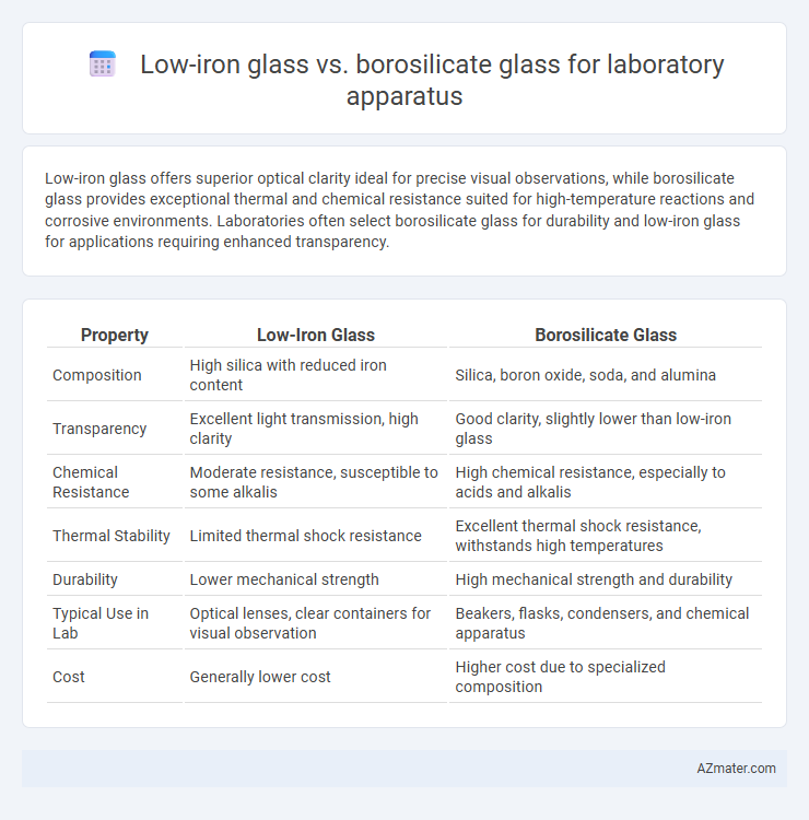 Low-iron glass vs. borosilicate glass for laboratory apparatus - What is The Difference?