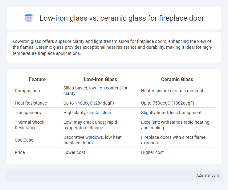 Low-iron glass vs. ceramic glass for fireplace door - What is The Difference?