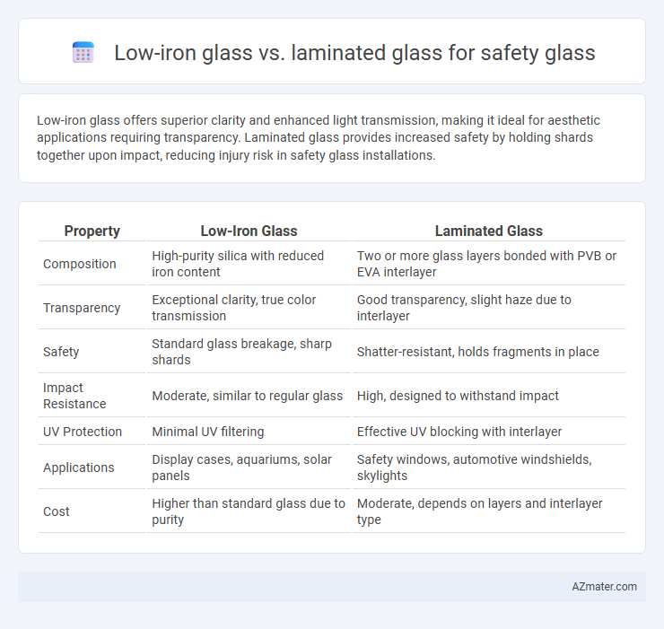 Low-iron glass vs. laminated glass for safety glass - What is The Difference?