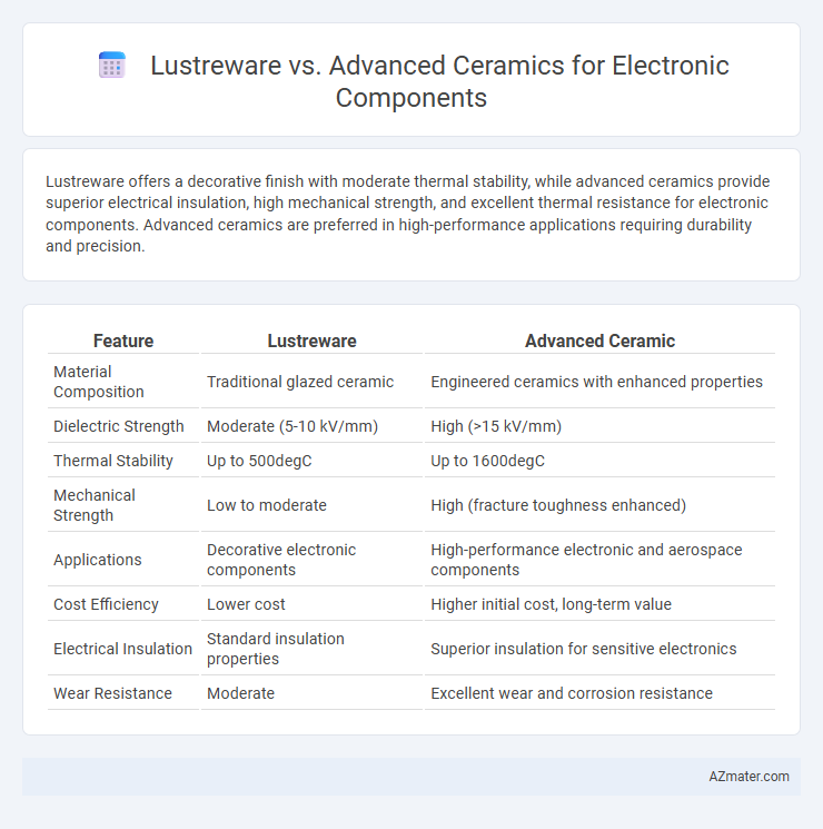 Lustreware vs. Advanced Ceramics for Electronic Components - What is The Difference?