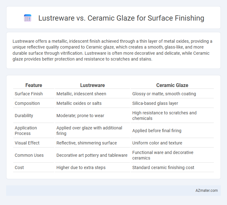 Lustreware vs. Ceramic Glaze for Surface Finishing - What is The Difference?