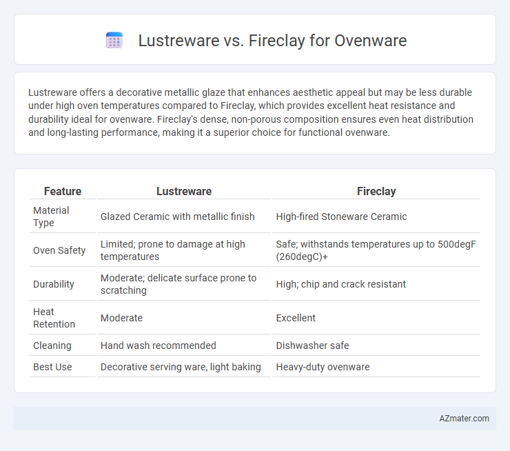 Lustreware vs. Fireclay for Ovenware - What is The Difference?