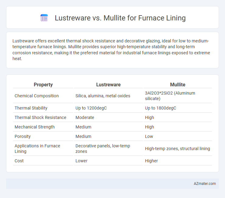 Lustreware vs. Mullite for Furnace Lining - What is The Difference?