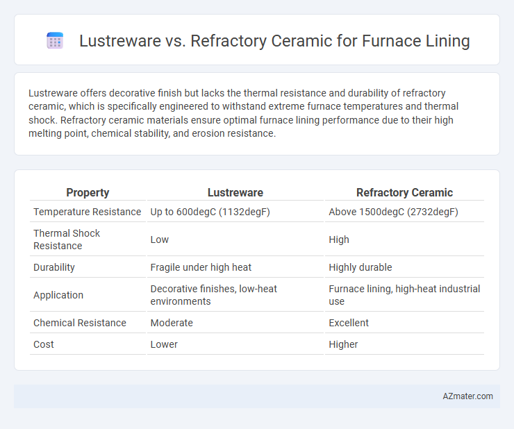 Lustreware vs. Refractory Ceramic for Furnace Lining - What is The Difference?