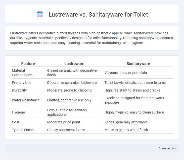Lustreware vs. Sanitaryware for Toilet - What is The Difference?