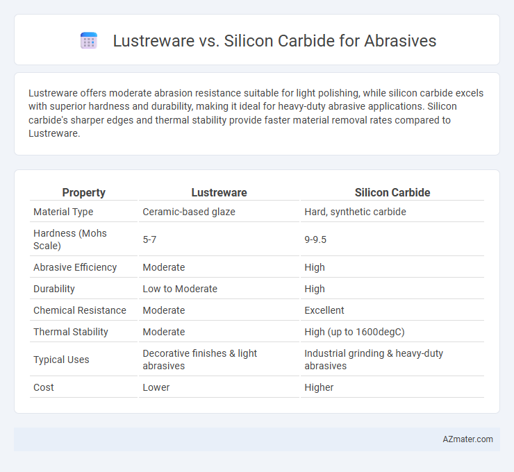 Lustreware vs. Silicon Carbide for Abrasives - What is The Difference?